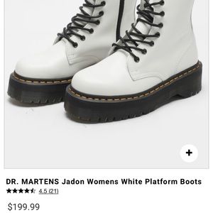 Dr. Martens JADON WHITE size US 6 M